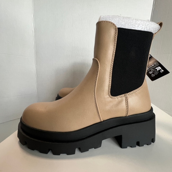 NIB - Only, Women's Doja Chunky Chelsea Boots - Beige. Size: 36 (EU) - Picture 3 of 16